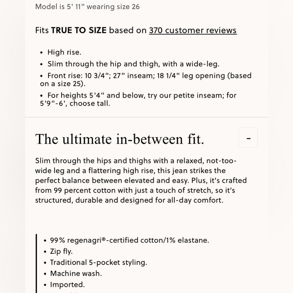 NWT J CREW High-rise slim wide jean in 1996 semi-stretch in dark wash - Picture 7 of 7